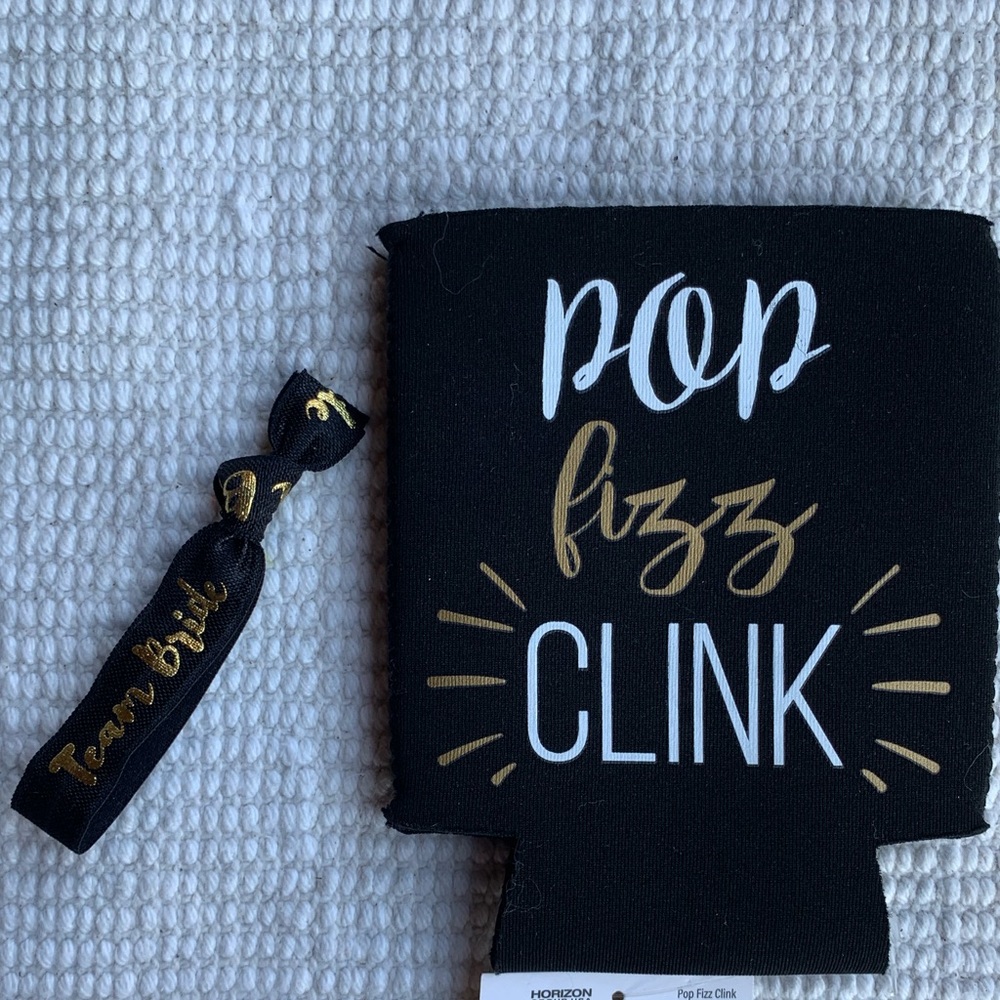 coozie & hair tie duo